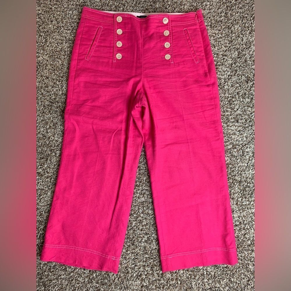 J. Crew: Navy style pink  pants.
